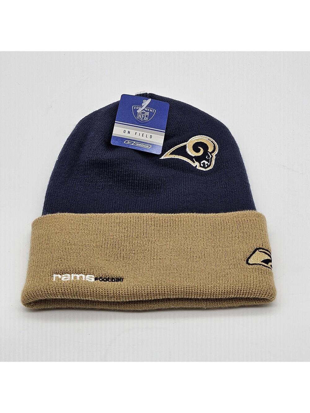 Los Angeles Ram NFL Reebok Stocking Cap Onfield Sideline New